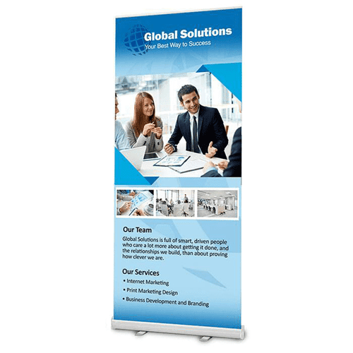 rectangle outdoor printed rollup banner